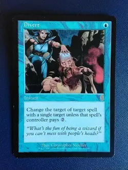 MTG Divert Odyssey 82/350 Regular Rare Bit of Edge Wear - See Pics - Image 1