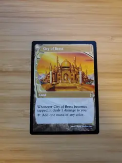 MTG City of Brass (Future Sight) Mystery Booster 2 M/NM - Image 1