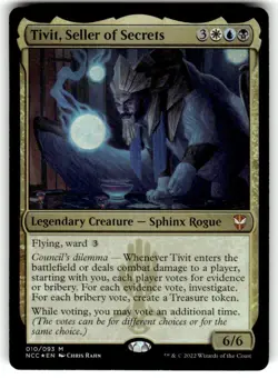 Tivit, Seller of Secrets Commander: Streets of New Capenna Foil - Image 1