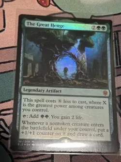 MTG Foil The Great Henge Throne of Eldraine LP - Image 1