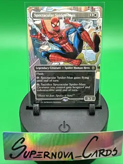 Spectacular Spider-Man (Borderless) Marvel's Spider-Man MTG Regular Rare NM! - Image 1