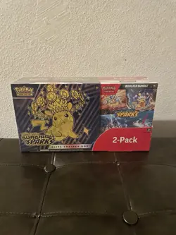 Pokemon TCG Surging Sparks ETB + Booster Bundle Costco Exclusive New Sealed - Image 1