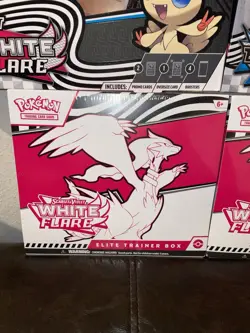 Pokemon TCG Scarlet & Violet White Flare ETB x2 Factory Sealed+ Victini x2 - Image 4