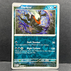 2023 POKEMON OBSIDIAN FLAMES DARKRAI 136/197 REVERSE HOLO (RARE) - Image 1