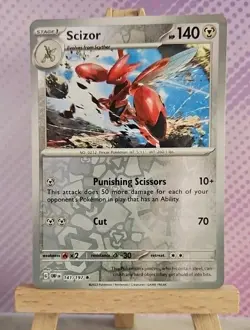 Pokemon TCG: Scizor (Reverse Holo) 141/197 - Obsidian Flames - NM Condition - Image 1