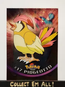 Pokemon Topps 1st Print Holo Foil Pidgeotto #17 (Blue Logo First Printing) NM - Image 1