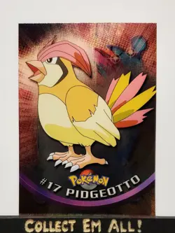 Pokemon Topps 1st Print Holo Foil Pidgeotto #17 (Blue Logo First Printing) NM - Image 3