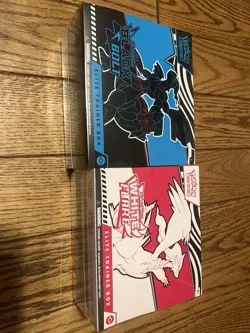 Pokemon TCG Black Bolt and White Flare Elite Trainer Box ETB Set of 2 Sealed - Image 1