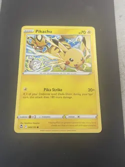 Pikachu - Silver Tempest - 049/195 - Pokemon TCG - Common - Image 1