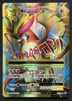 Pokemon M PIDGEOT EX 105/108 Full Art Ultra Rare 2016 XY Evolutions NM/Near Mint - Image 1
