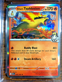 Ethan's Typhlosion Holo Rare #034 - CGC NM/MINT+ 8.5 - Destined Rivals - Pokemon - Image 2