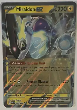 Pokemon TCG Miraidon ex Scarlet & Violet - Base Set 081/198 Holo Near Mint - Image 1