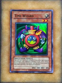 Yugioh Time Wizard RP01-EN035 Super Rare 2024 Print NM - Image 1