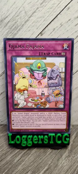 Yu-Gi-Oh! Ojama Pajama / LED2-EN024 1st Edition NM - Image 1