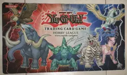 YuGiOh TCG Crystal Beasts Official Konami Playmat Hobby League 2004 Collectable. - Image 1