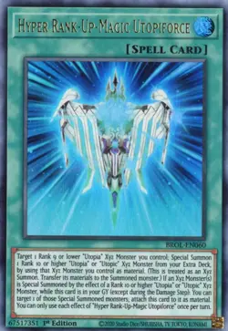 Yu-Gi-Oh! Hyper Rank-Up-Magic Utopiforce 1st Ed. BROL-EN060 Ultra Rare NM/LP x1 - Image 1