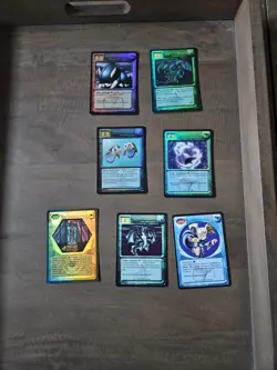 Magi Nation CCG TCG Cards - lot of seven (7) foil card - Excellent Condition - Image 1