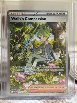 Wally’s Compassion 186/132 Mega Evolution Supporter - SIR Pokemon Card - Image 1