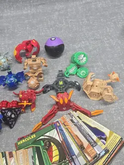 Bakugan Lot Sega X26 W/ Cards Pyrus Haos Darkus Battle Brawlers - Image 2