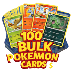 Pokemon Bulk TCG 100 Cards Pack Random Cards 731329511228 - Image 1