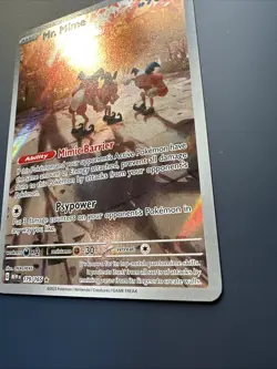 Pokemon TCG Scarlet & Violet 151 Mr. Mime Illustration Rare Holo Card 179/165 - Image 3