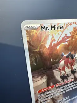 Pokemon TCG Scarlet & Violet 151 Mr. Mime Illustration Rare Holo Card 179/165 - Image 5