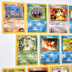 x18 Vintage 1999 Pokemon TCG English & Japanese WOTC Cards Lot MP/HP/Damaged - Image 2