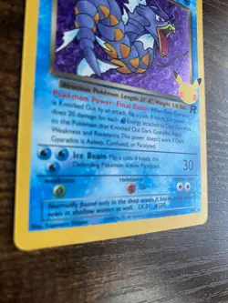 Dark Gyarados 8/82 Holo Rare Classic Pokemon Celebrations Card NM Near Mint - Image 2