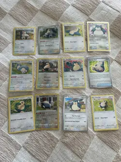 Pokemon Snorlax Card Lot - Image 1