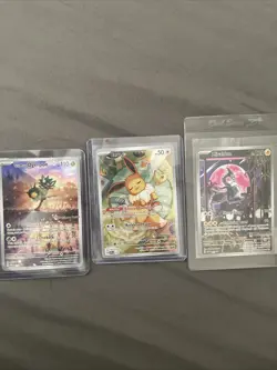 Pokemon Center Eevee Miraidon Teal Mask Ogerpon Promo Card Prismatic Evolutions - Image 1