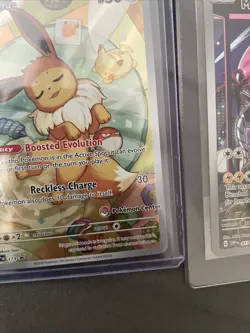 Pokemon Center Eevee Miraidon Teal Mask Ogerpon Promo Card Prismatic Evolutions - Image 3