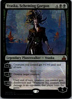 Vraska, Scheming Gorgon M Rivals of Ixalan 197 MP MP MP - Image 1