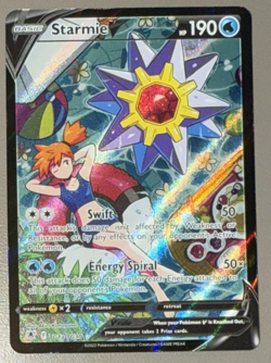 2022 Pokemon Sword & Shield - Astral Radiance Starmie V TG13/TG30 (BACK DAMAGE) - Image 1