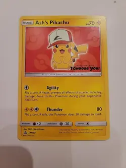 2017 Pokemon TCG - Sun & Moon Promo Ash's Pikachu Lot - SM 109 110 111 112 113 - Image 2