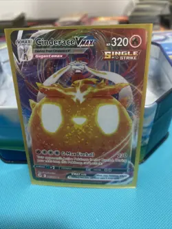 Cinderace VMAX 045/264 Ultra Rare Pokemon Sword & Shield - Fusion Strike NM - Image 1