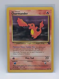 2000 POKEMON TEAM ROCKET 50/82 CHARMANDER - Image 1