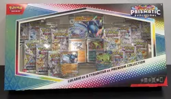 Pokemon TCG Prismatic Evolutions Lucario ex and Tyranitar ex Premium Collection - Image 1