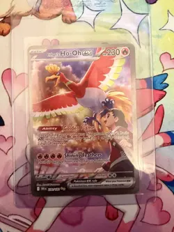 Ethan’s Ho-Oh ex 230/182 Destined Rivals Pokemon SIR Special Illustration Rare - Image 3