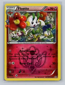 Floette RC18/RC32 Generations: Radiant Collection Holo Pokemon LP - Image 3