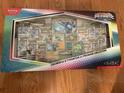 Pokemon TCG Prismatic Evolutions Lucario Ex + Tyranitar Ex Premium Collection - Image 2