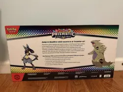 Pokemon TCG Prismatic Evolutions Lucario Ex + Tyranitar Ex Premium Collection - Image 3