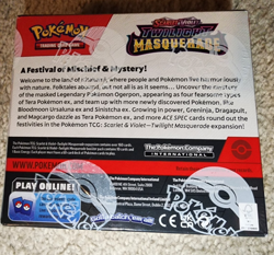 Pokemon TCG Twilight Masquerade Booster Box Factory Sealed - Image 3