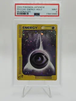 PSA 9 Mint Psychic Energy Holo 2002 Pokemon Japanese McDonald's Promo - Image 1