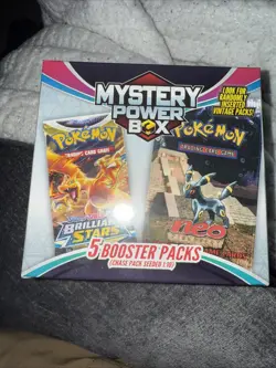 Pokemon TCG Mystery Power Box - 5 Packs - Factory Sealed-Possible Vintage Packs - Image 1