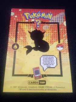 Pokemon 2024 Card Tops Pokedex Database Set Vaporeon 134 Peru US Seller - Image 2