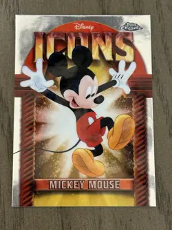 2025 Topps Disney Chrome Insert Cards - DISNEY ICONS ???? - You Pick / Choose! - Image 2