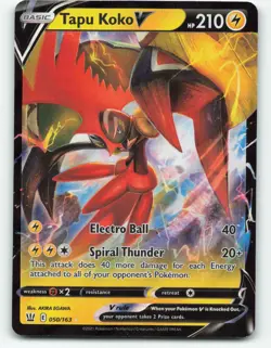 Tapu Koko 50/163 Pokemon card - Image 1