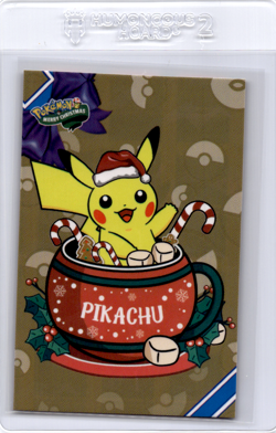 Pikachu Peruvian christmas pokemon card - Image 1
