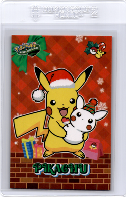 Pikachu Peruvian christmas pokemon card - Image 1