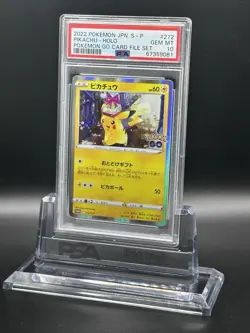 2022 pikachu holo Japanese PSA 10 272/S-P Pokemon Go Card File Set - Image 1